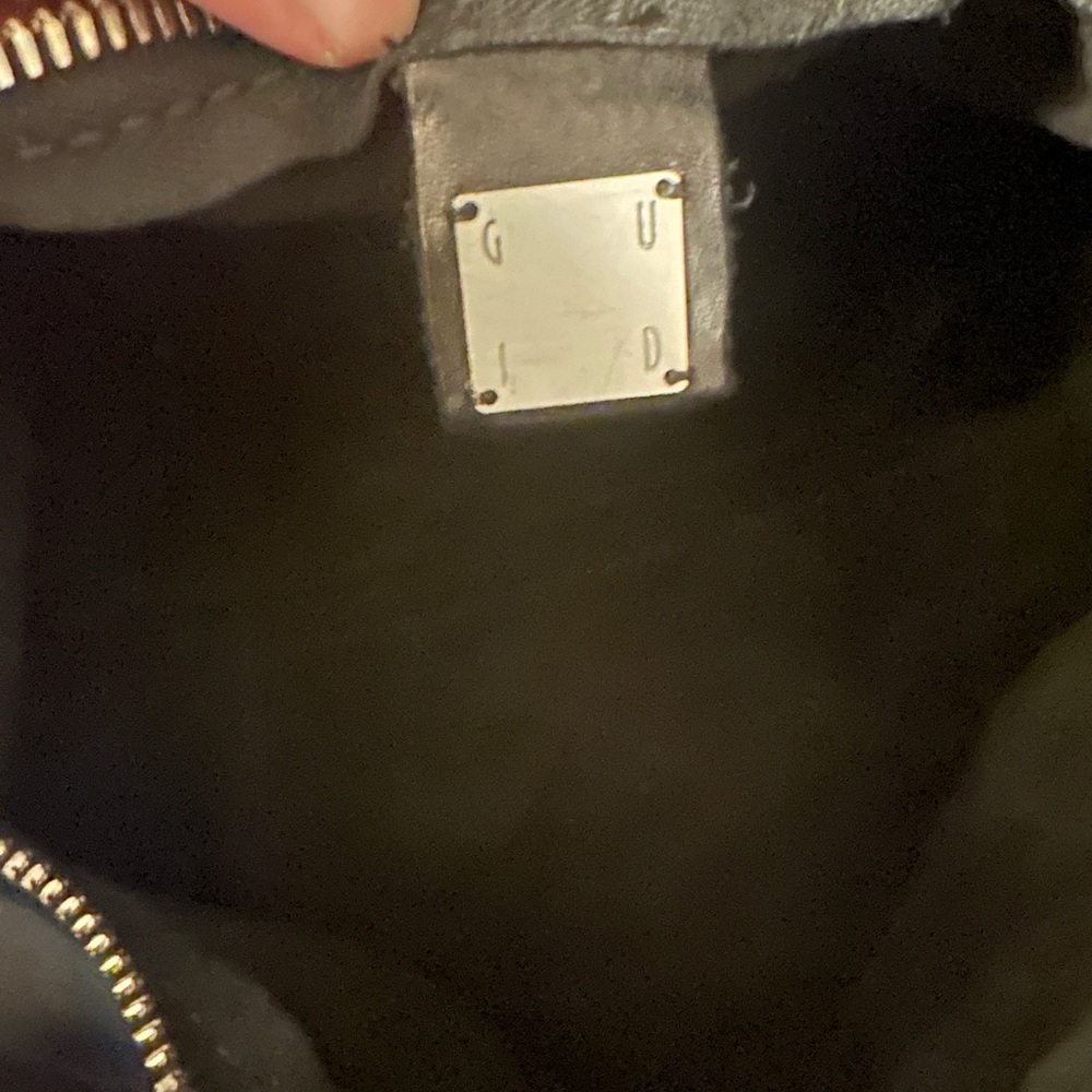 Guidi black horse leather shoulder bag - Picture 4 of 6